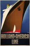 Holland-America Line by Willem F. ten Broek, 1936, poster, sold Dec 2010