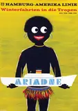Uli Schierle, HAPAG Winterfahrten in die Tropen Ariadne, 1958, poster