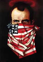 Bengt Nyström, Nixon, 1972, poster