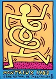 Keith Haring, Montreux Jazz Festival, 1983, offset lithograph