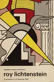 Roy Lichtenstein, stedelijk museum amsterdam roy lichtenstein, 1967, poster