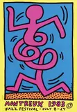 Keith Haring, Montreux Jazz Festival, 1983, offset lithograph