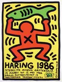 Keith Haring, Stedelijk Museum Amsterdam Haring, 1986, poster