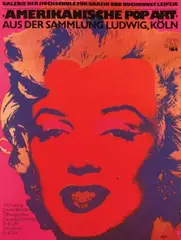 Klaus Großmann, Amerikanische Pop Art aus der Sammlung Ludwig, Köln, 1984, poster