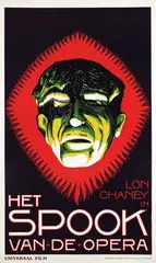 Frans Bosen, Movie: Lon Chaney in "Het Spook van de Opera" (The Phantom of the Opera), 1925, poster