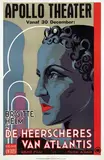 Joop v.d. Berg, Movie: Brigitte Helm in "De Heerscheres van Atlantis", 1933, poster
