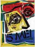 Dick Elffers, Nationale Tentoonstelling 5 mei, 1955, poster