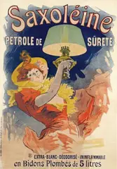 Julius Chéret, Saxoléine Pétrole de Sûreté, 1900, poster