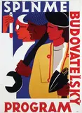 Initials S.G.B., Vowed Building Programme, poster