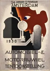 Cassandre, RAI Automobiel- & Motorrijwiel Tentoonstelling, poster