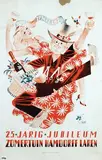 Eppo Doeve, 25 jarig jubileum Zomertuin Hamdorff Laren, 1939, poster