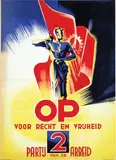 André Kokke, Partij van de Arbeid, voor recht en vrijheid, 1948, poster
