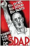 Huib de Ru, Treedt toe tot de S.D.A.P., 1932, poster