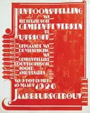 Anton Kurvers, Tentoonstelling van Nederlandsche Gemeentewerken te Utrecht, 1926, poster