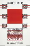 Hendricus Th. Wijdeveld, Architectuur Tentoonstelling Frank Lloyd Wright, 1931, poster