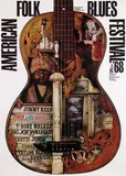 Günther Kiesser, American Folk Blues Festival, 1968, poster