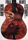 Günther Kiesser, American Folk Blues Festival, 1969, poster