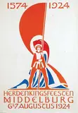 Frits Lensvelt, Herdenkingsfeesten Middelburg, 1924, poster