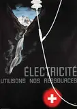 Alex W. Diggelmann, Électricité, 1936, poster