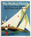 Frank T. Beatty, The perfect Finish, 1930, poster