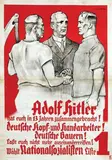 Felix Albrecht, Adolf Hitler wählt Nationalsozialisten Liste 1, 1932, poster