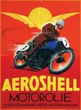 Jan Lavies, Aeroshell Motorolie, poster