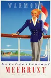 Jan Lavies, Warmond hotel-restaurant Meerrust, poster