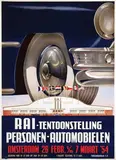 Advertising Agency Rabag, RAI-Tentoonstelling Personen-Automobielen, poster
