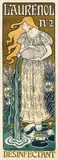Maurice P. Verneuil, Laurénol Desinfectant, 1898, poster