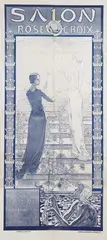 Carlos Schwabe, Salon Rose Croix, 1892, poster