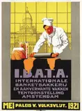 George Tielens, I.B.A.T.A. Paleis v. Volksvlijt, 1921, poster