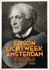 Walter, Edison Lichtweek Amsterdam, 1929, poster