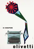 Marcello Nizzoli, olivetti 82 Diaspron, poster
