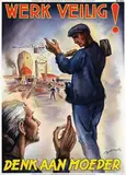 Hans Bolleman, Werk veilig! Denk aan moeder, 1942, poster