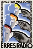 Johan M. Moerkerk, Erres Radio, R.S. Stokvis & Zonen, poster