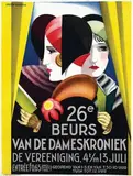 Arjen Galema, 26e Beurs van de Dameskroniek, 1930, poster