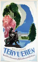 Jean Van Noten, Belgique Tervueren, 1938, poster