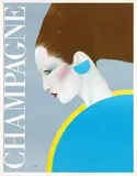 Champagne by (ps. Gérard Courbouleix) Razzia, 1981, poster, sold May 2010
