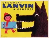 Hervé Morvan, Chocolat Lanvin a Croquer, poster