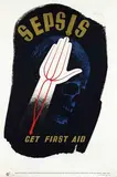 Patrick C. Keely, Sepsis Get First Aid, 1943, poster