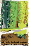 Edward McKnight Kauffer, Look! Under that broad beech tree