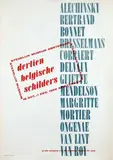 dertien belgische schilders by Willem Sandberg, 1952, poster, sold May 2010