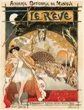 Theophile A Steinlen, Académie Nat. De Musique Le Rève, 1890, poster