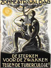 Albert P. jr. Hahn, Zonnestraaldag tegen de Tuberculose!, poster