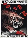 "Het Volk" werkt voor U by Louis J. Jordaan, poster, sold May 2010