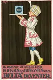 Hents, Koekjes en Biskwies van Delta Deventer, 1919, poster