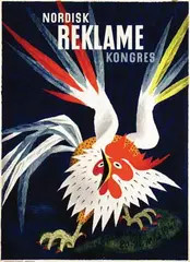 Arne Ungermann, Nordisk Reklame Kongres, 1947, poster