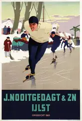 Harm Visser, J. Nooitgedagt & Zn IJlst, poster