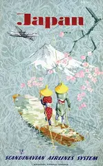 Netzler, SAS Japan, 1953, poster