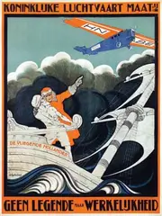 Anthonius M. Güthschmidt, KLM De Vliegende Hollander, 1920, poster